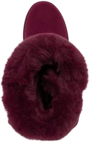 Juicy Couture Women's Slip On Winter Snow Boots Warm & Insulated Fur Lining Comfortable Fashion Booties