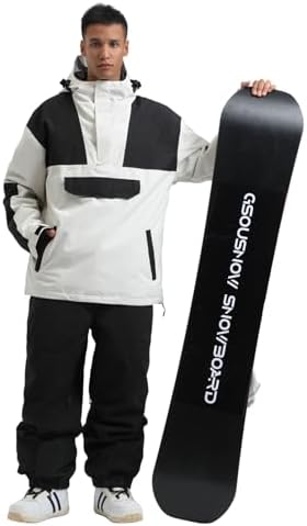 GSOU SNOW Mens Snowboard Jacket Snowboarding Ski Jacket Pullover Waterproof