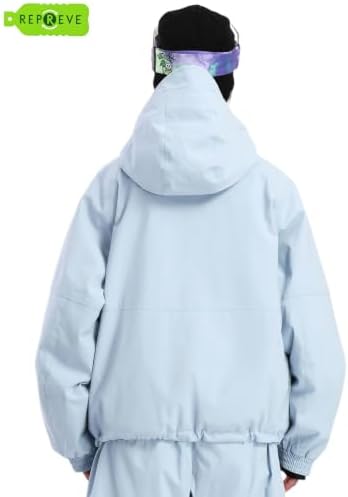 GSOU SNOW Women Men Ski Jacket Baggy Snowboard Jacket Snow Coat Waterproof