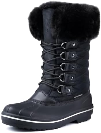 FREE SOLDIER Women's Winter Snow Boots Waterproof Shell