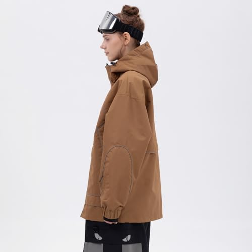 SNOWVERB Women Men Reflective Loose Fit Snow Coat Ski & Snowboard Jackets