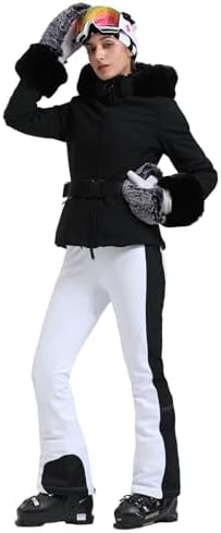 GSOU SNOW Women's Ski Jacket Slim Snow Jacket Waterproof Insulated Coat
