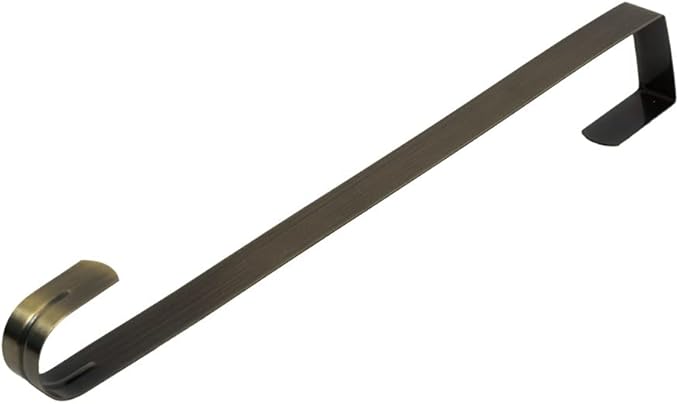 Sattiyrch 12" Wreath Hanger for Front Door,Steel Over The Door Hanger Hook,Wreath Door Hanger (Bronze,1)