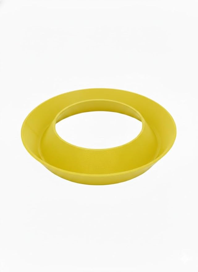 Stackable Universal Bowling Ball Cup Display Stand – Durable Plastic Holder for Ball Display, Polishing, Sanding & Storage – Fits All Bowling Balls (1, Yellow)