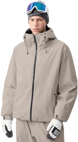 GSOU SNOW Women Men Ski Jacket Baggy Snowboard Jacket Snow Coat Waterproof