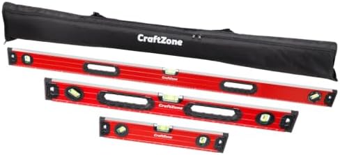 3PC Magnetic Spirit Level Set 12",24",40" Torpedo Level