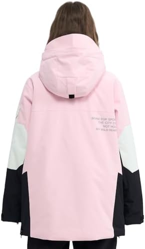 Womens Mens Snowboard jacket Baggy Ski Pullover Hoodie