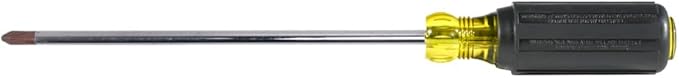 Klein Tools 85742 Screwdriver Set, Made in USA, 3/16 Cabinet and #2 Phillips Precision Machined Tips, Cushion-Grip Handles, Round Shank, 2-Piece