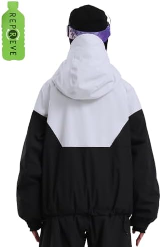 GSOU SNOW Women's Baggy Snowboard Ski Jacket Windproof Insulated Snow Coat