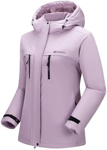 Women's Waterproof Snow Ski Jacket Warm Winter Coat Insulated Snowboarding Jacket Softshell Hiking Jacket