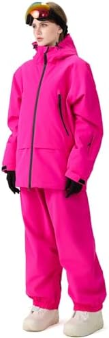 Oymyakon Womens Ski Suit Waterproof Snow Suits Snowboard Jacket and Pants Set Baggy Winter Insulated Snowsuit Coats