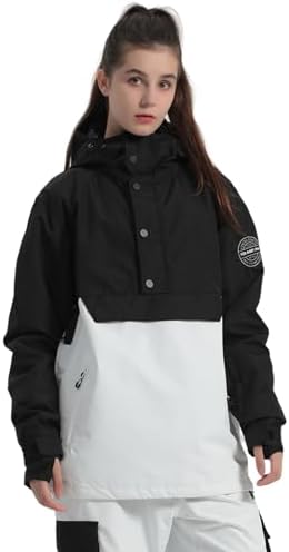 GSOU SNOW Womens Snowboard Jacket Baggy Ski Snow Jacket Windproof Insulated