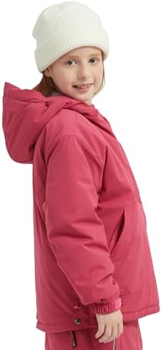 North Peak Kid Pullover Anorak Hooded Ski Jacket Waterproof Windproof Snowboard Jackets Winter Coat