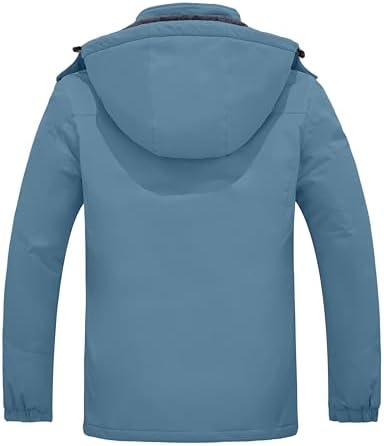 wantdo Women Hardshell Waterproof Windproof Insulated Ski Trekking Jacket