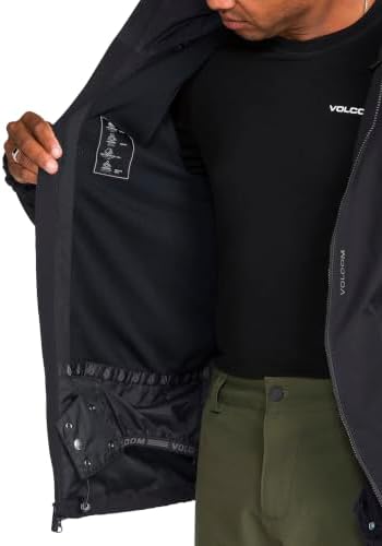 Volcom Men's Brighton Hooded Snowboard Ski Winter Jacket