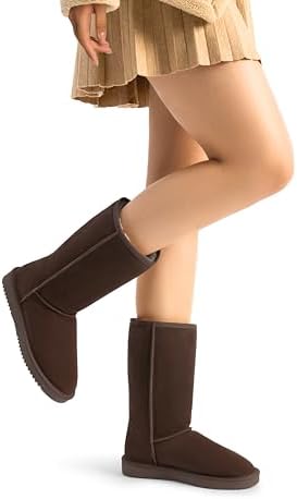 DREAM PAIRS Women's High-top Winter Warm Snow Boots