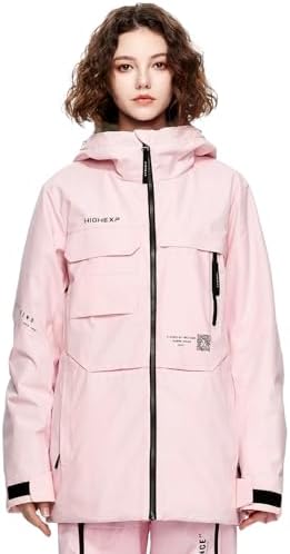 Womens Snowboard Jacket Baggy Ski Coat Snow with Hood