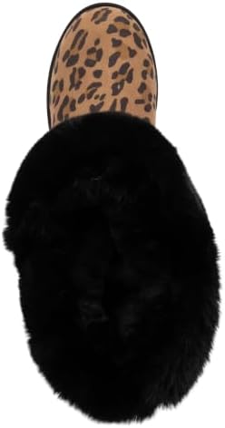 Juicy Couture Women's Slip On Winter Snow Boots Warm & Insulated Fur Lining Comfortable Fashion Booties