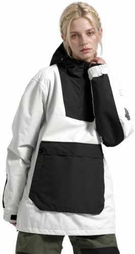 GSOU SNOW Womens Snowboard Jacket Baggy Ski Snow Jacket Windproof Insulated