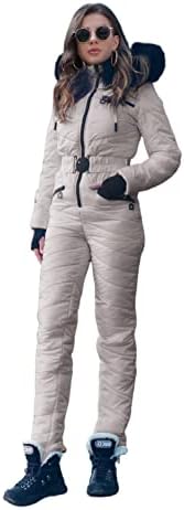 Womens Snow Suits Onesie Snowsuit One Piece Winter Ski Jacket