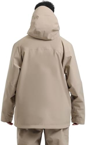 GSOU SNOW Snowboard Jacket Mens Womens Ski Jacket Baggy Snow Hoodie Coat