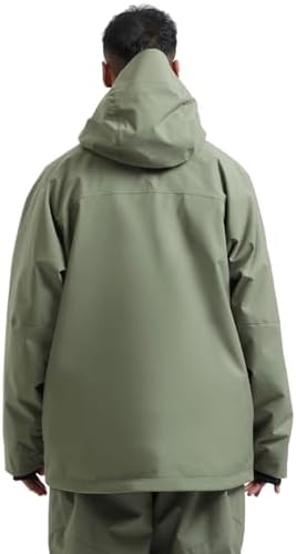GSOU SNOW Snowboard Jacket Mens Womens Ski Jacket Baggy Snow Hoodie Coat