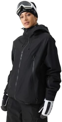 GSOU SNOW Snowboard Jacket Womens Men Baggy Ski Jacket Waterproof Insulated