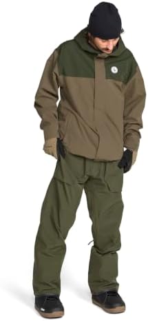 Volcom Men's Buckthreeeighty Snowboard Jacket – 10k Waterproof 2-layer Shell, Zip Tech®