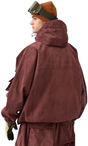 GSOU SNOW Men Women Snowboard Jacket Baggy Ski Snow Waterproof