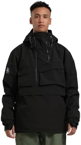 GSOU SNOW Men Snowboard Jacket Ski Snow Jacket Pullover Waterproof