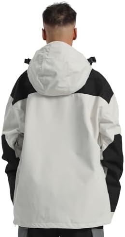 GSOU SNOW Mens Snowboard Jacket Snowboarding Ski Jacket Pullover Waterproof