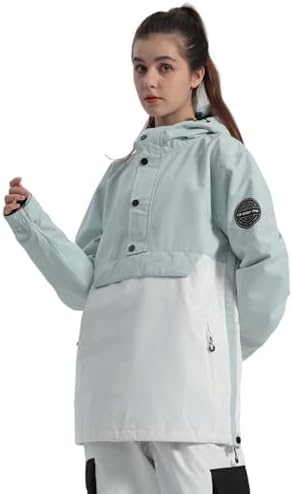 GSOU SNOW Womens Snowboard Jacket Baggy Ski Snow Jacket Windproof Insulated