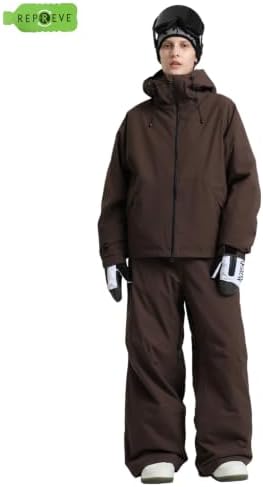 GSOU SNOW Womens Snowboard Jacket Baggy Ski Jacket Waterproof Snow Coat