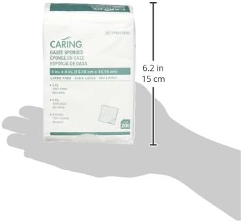 Medline Non-Sterile Cotton Woven Gauze Sponges, 8 Ply, Ideal for Wound Dressing and Cleaning, Case of 4000