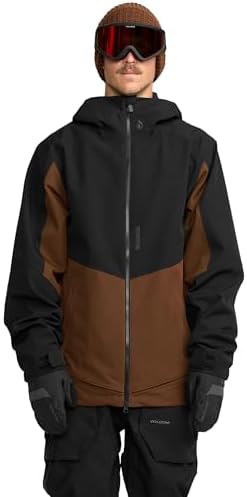 Volcom Men's Brighton Hooded Snowboard Ski Winter Jacket