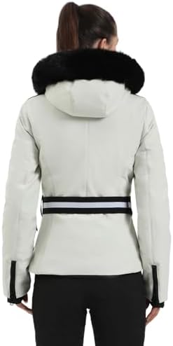 GSOU SNOW Women's Ski Jacket Slim Snow Jacket Waterproof Insulated Coat