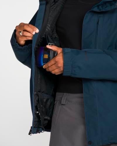 Volcom Men's Dua Gore-tex Snowboard Jacket – Waterproof Breathable Snow Shell With Zip Tech
