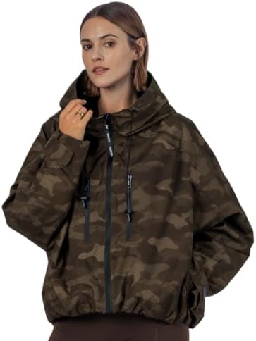 PUFFIT Women's Waterproof Ski Jacket, Fleece Lined Winter Coats windbreaker