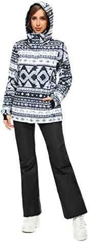 Women's Ski Jackets and Pants Set Windproof Waterproof Insulated Snowsuit Winter Warm Snowboarding Snow Coat