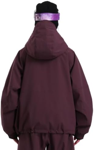 GSOU SNOW Womens Snowboard Jacket Baggy Ski Jacket Waterproof Snow Coat