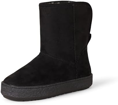 Amazon Essentials Women's Faux Fur Lined Shearling Boots, Pull-On Design