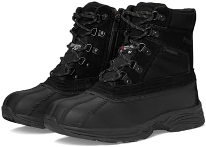 Propet Womens Cortland Snow Casual Boots Low Heel 1-2" - Black