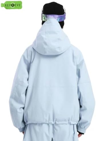 GSOU SNOW Womens Snowboard Jacket Baggy Ski Jacket Waterproof Snow Coat