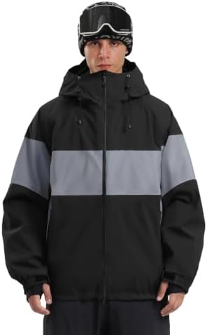 GSOU SNOW Mens Womens Snowboard Jacket Baggy Ski Jacket Snow coat