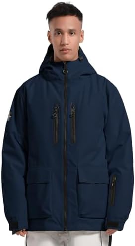GSOU SNOW Mens Baggy Snowboard Jacket Snow Ski jacket Waterproof