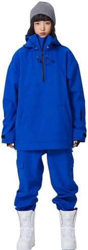 SEARIPE Women Ski Jacket and Pants Set Couples Windproof Ski Suits Mens Waterproof Two Piece Snowsuits for Winter Sports