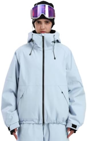 GSOU SNOW Womens Snowboard Jacket Baggy Ski Jacket Waterproof Snow Coat