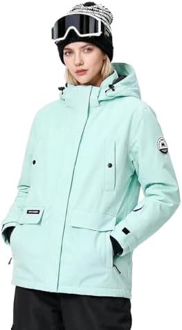 Women's Ski Jacket Windbreaker Insulated Snowboarding Jacket