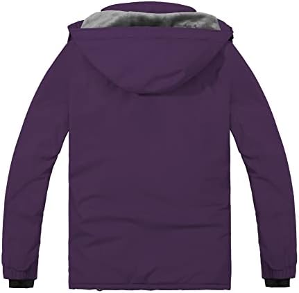 Women's Waterproof Ski Jacket Mountain Rain Winter Coat Windproof Skin Hooded Jacket