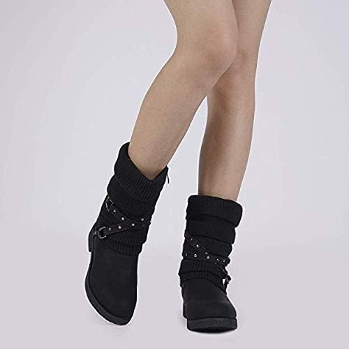 DREAM PAIRS Women's Mid Calf Fashion Winter Snow Boots